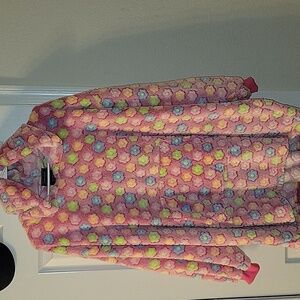 Pink Fuzzy Oversized Blanket Hoodie